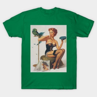 Gillette Elvgren - Parrot T-Shirt